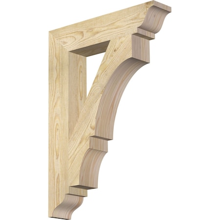 Ekena Millwork Balboa Traditional Rough Sawn Bracket, Douglas Fir, 4"W x 20"D x 28"H BKT04X20X28BOA01RDF